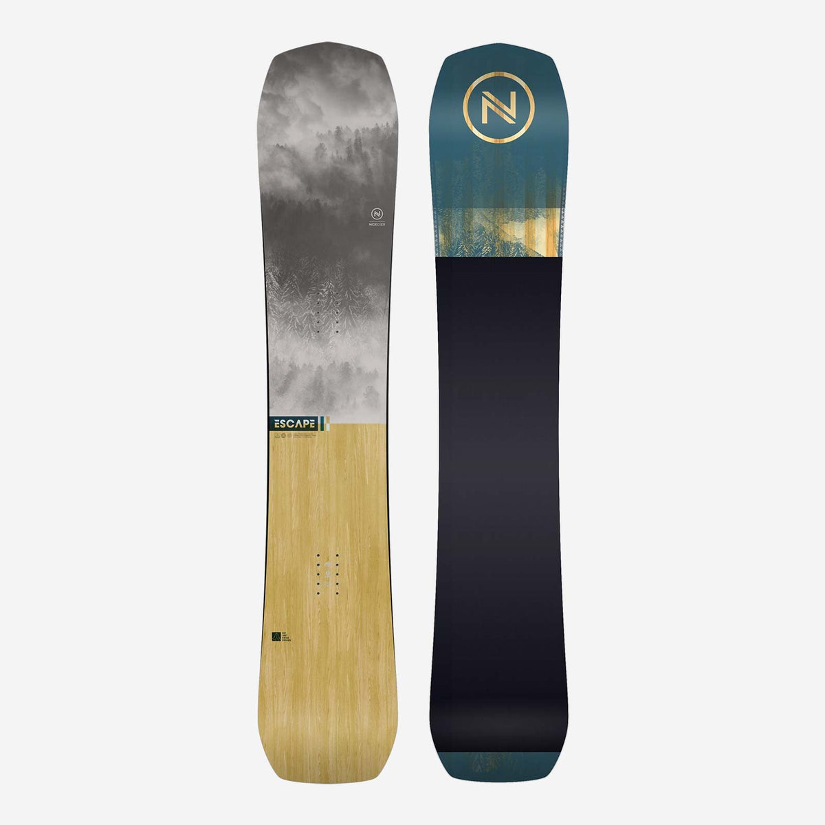 2024 Nidecker Mens Escape Snowboard - NEW
