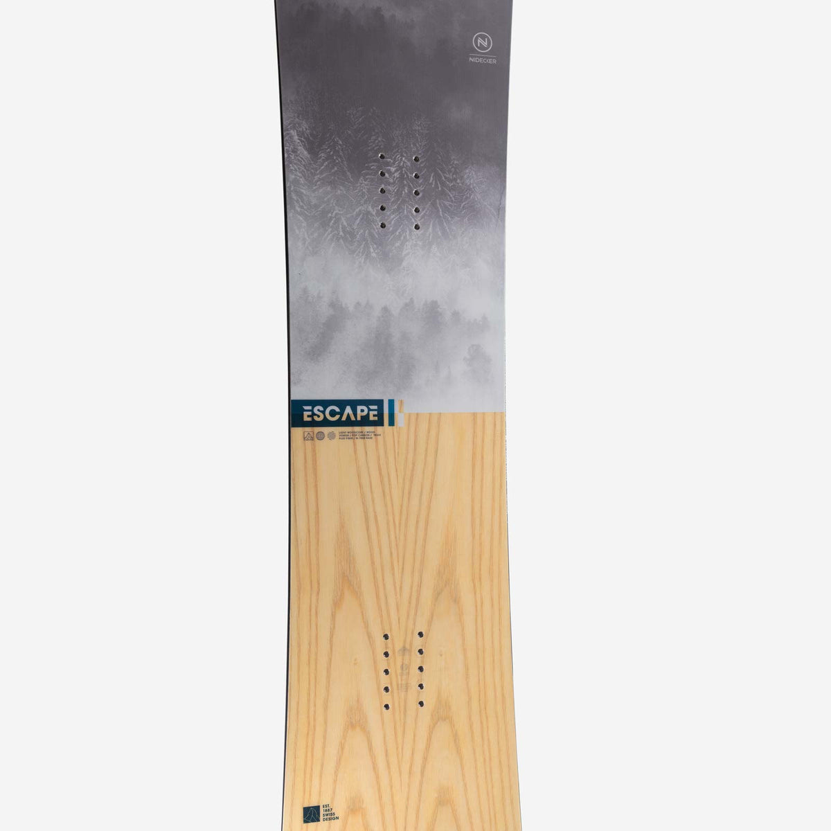 2024 Nidecker Mens Escape Snowboard - NEW