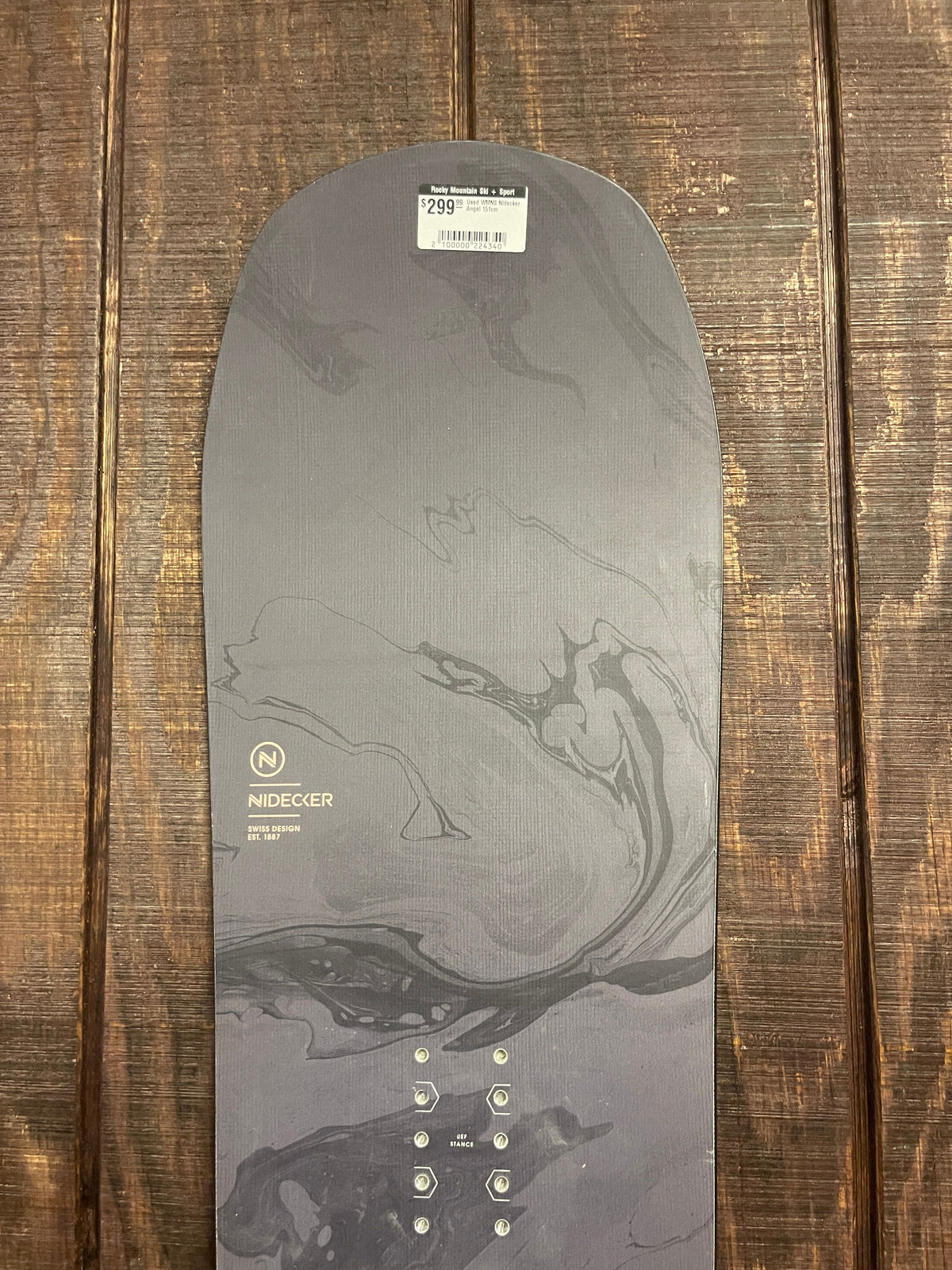 2018 Nidecker Womens Angel Snowboard - USED