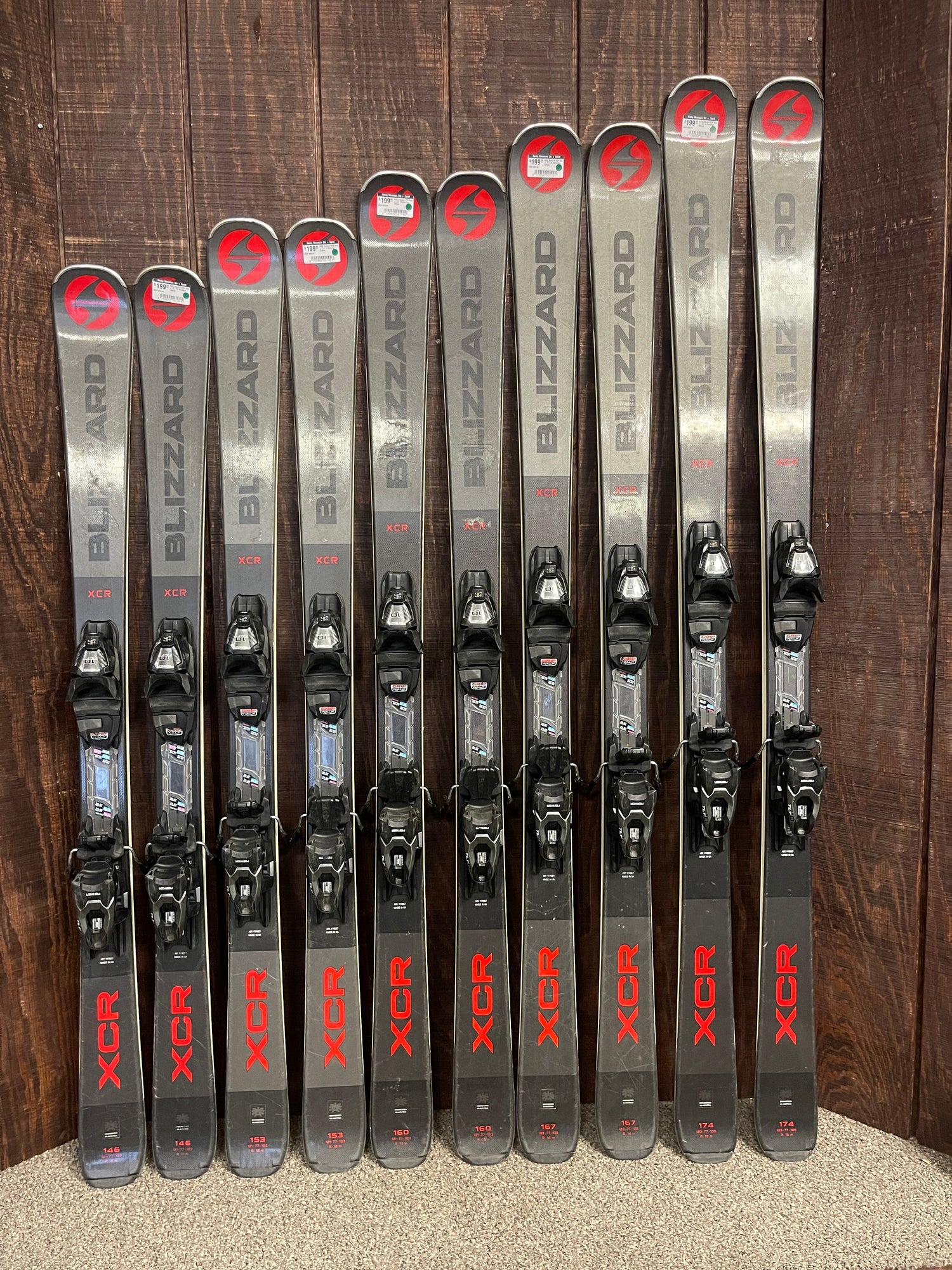 2022 Blizzard XCR Skis w/ Bindings - USED