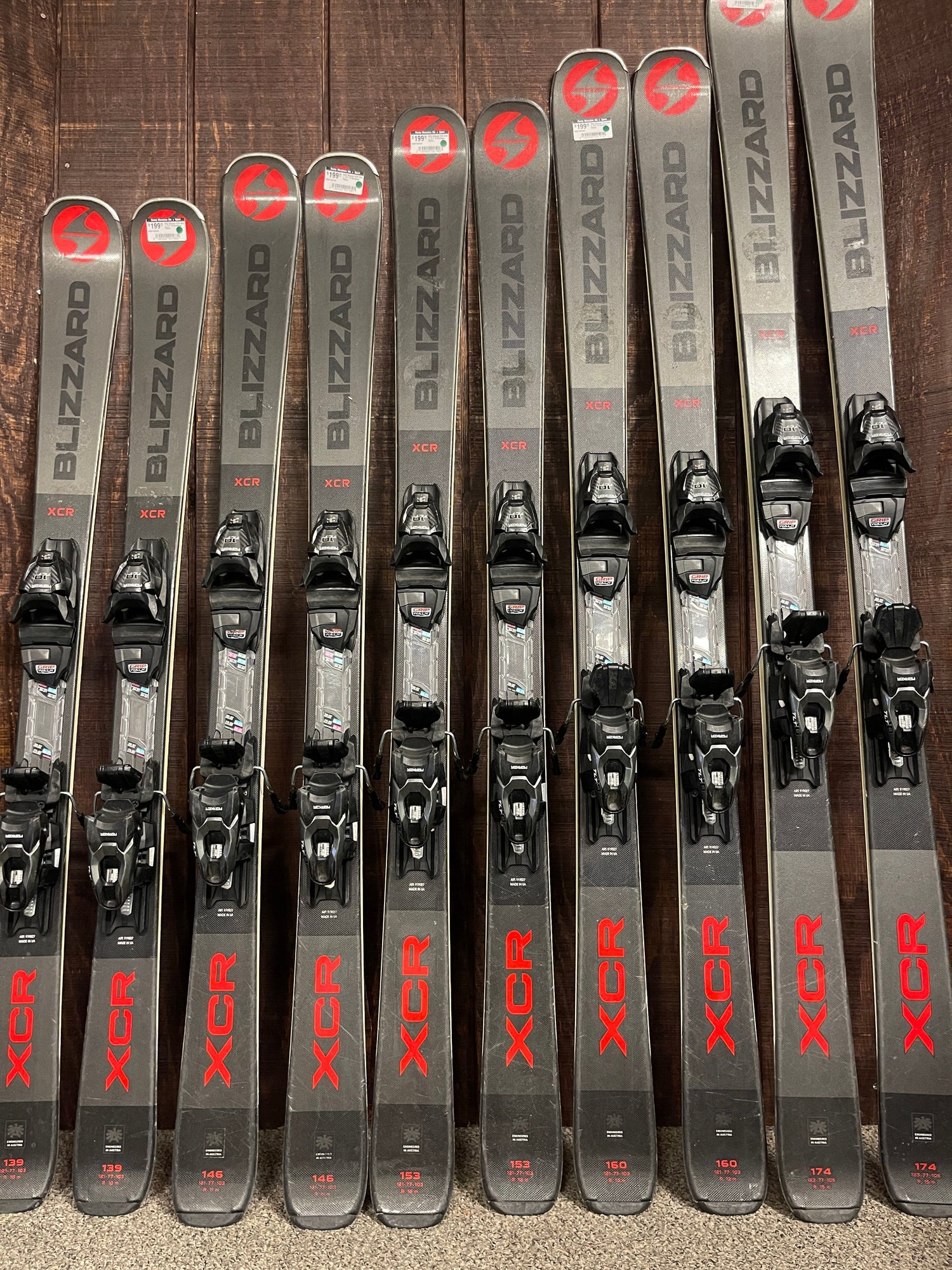 2022 Blizzard XCR Skis w/ Bindings - USED