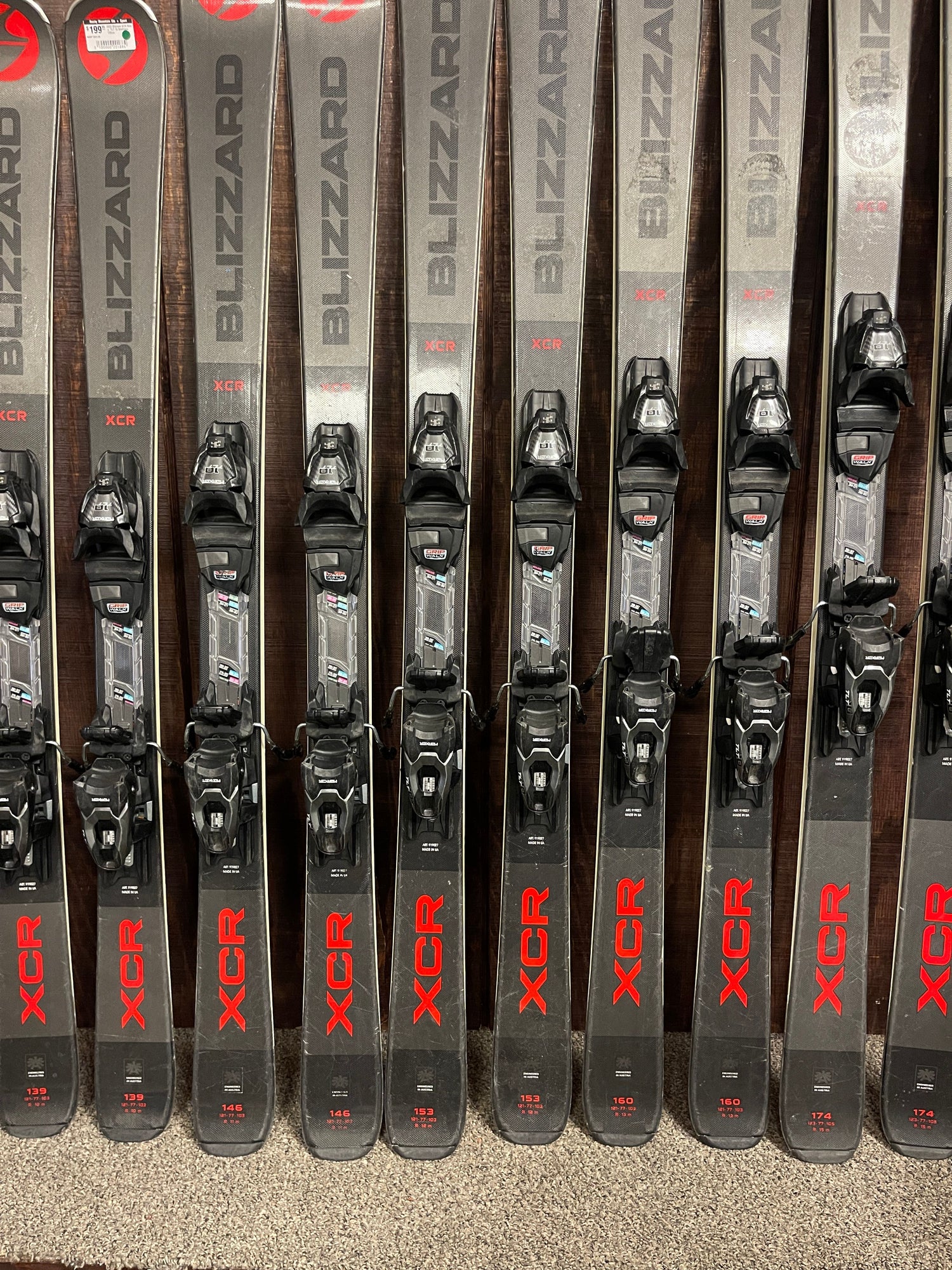 2022 Blizzard XCR Skis w/ Bindings - USED