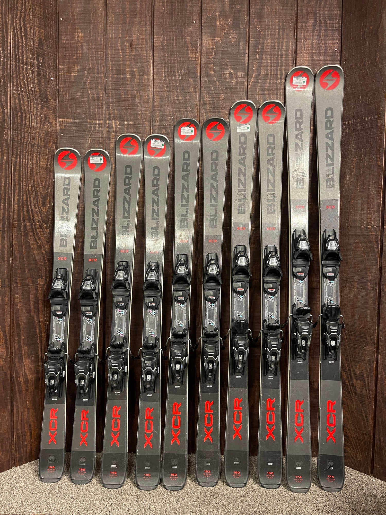 2022 Blizzard XCR Skis w/ Bindings - USED