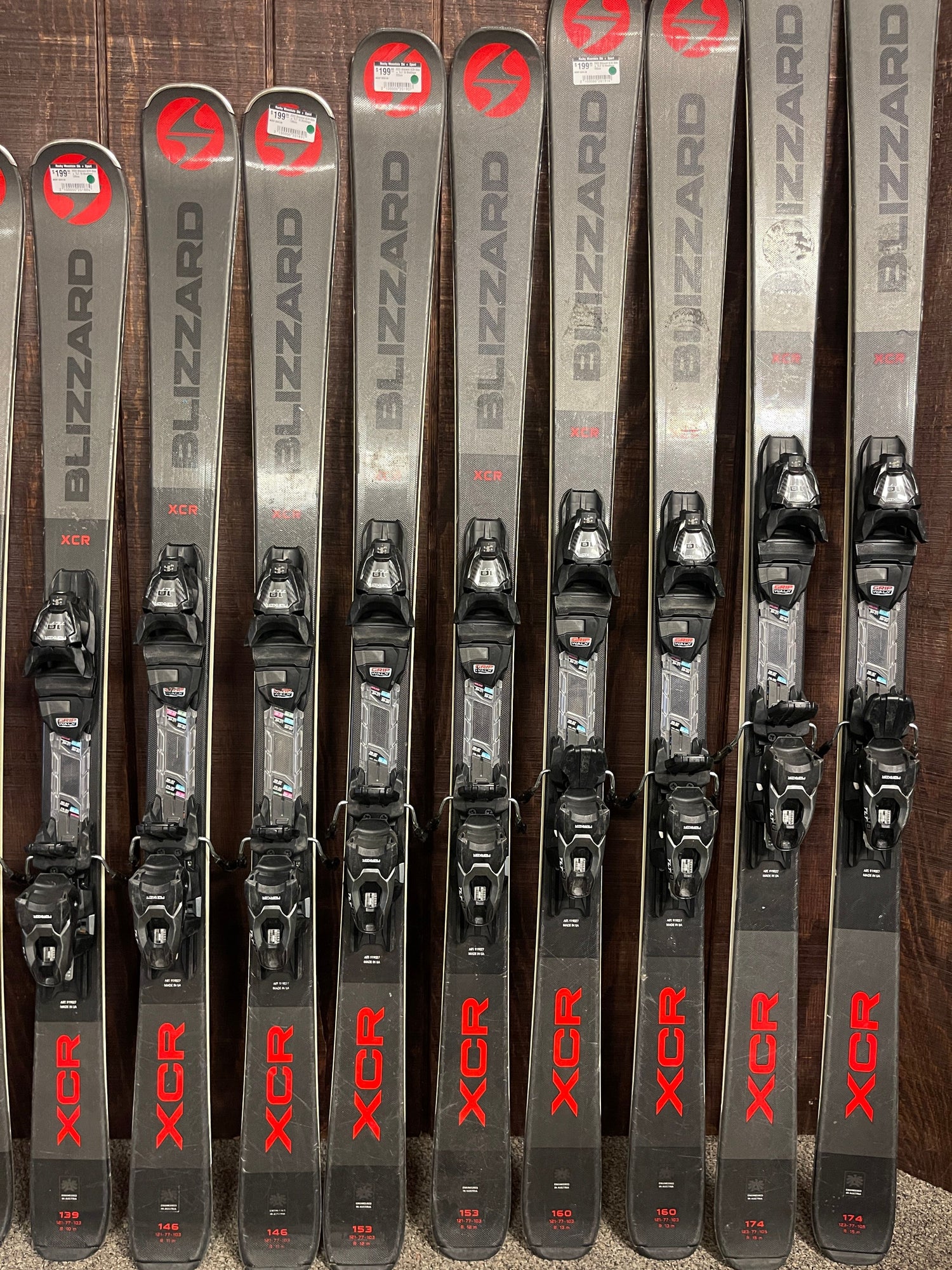 2022 Blizzard XCR Skis w/ Bindings - USED