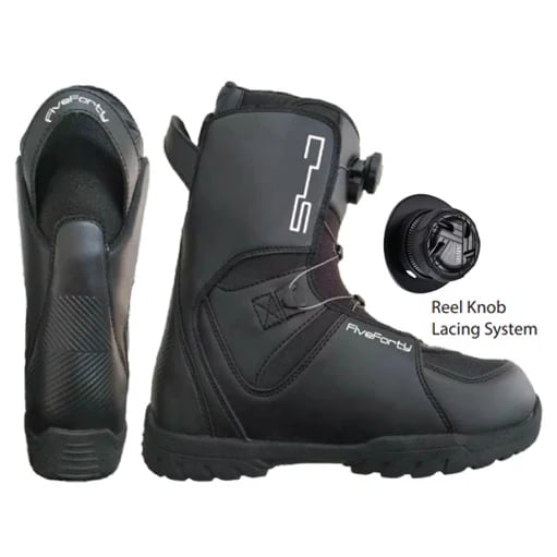 2023 FiveForty Astro Kids Dial Closure Snowboard Boots - NEW