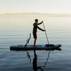 Retrospec June iSUP Kayak Hybrid Inflatable Paddleboard - 11'6'' - River Rock