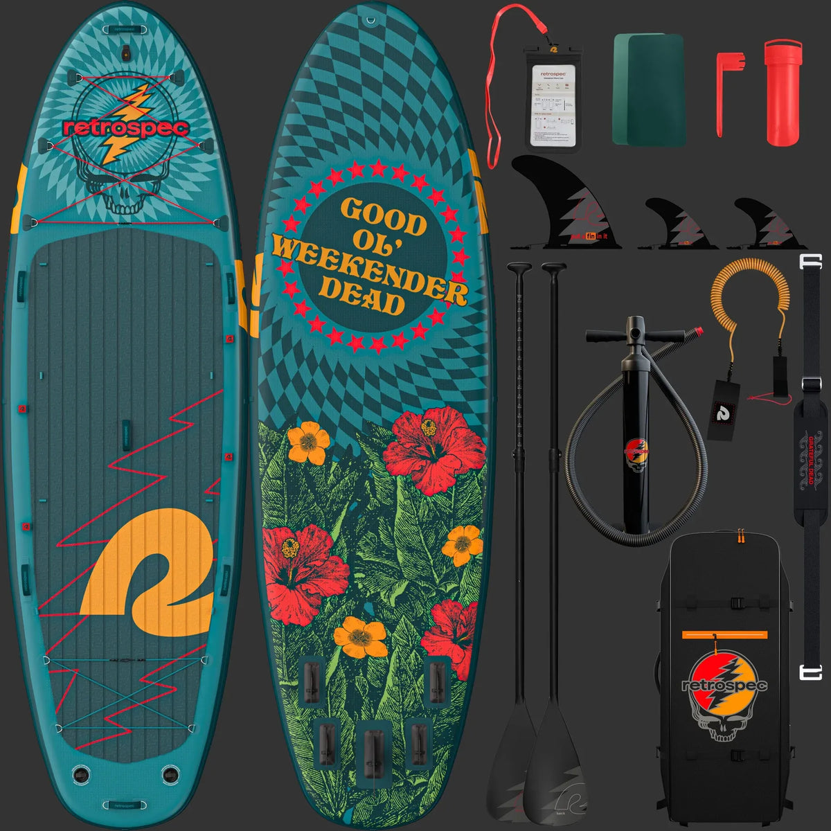 Retrospec Weekender Crew iSUP - Grateful Dead 12