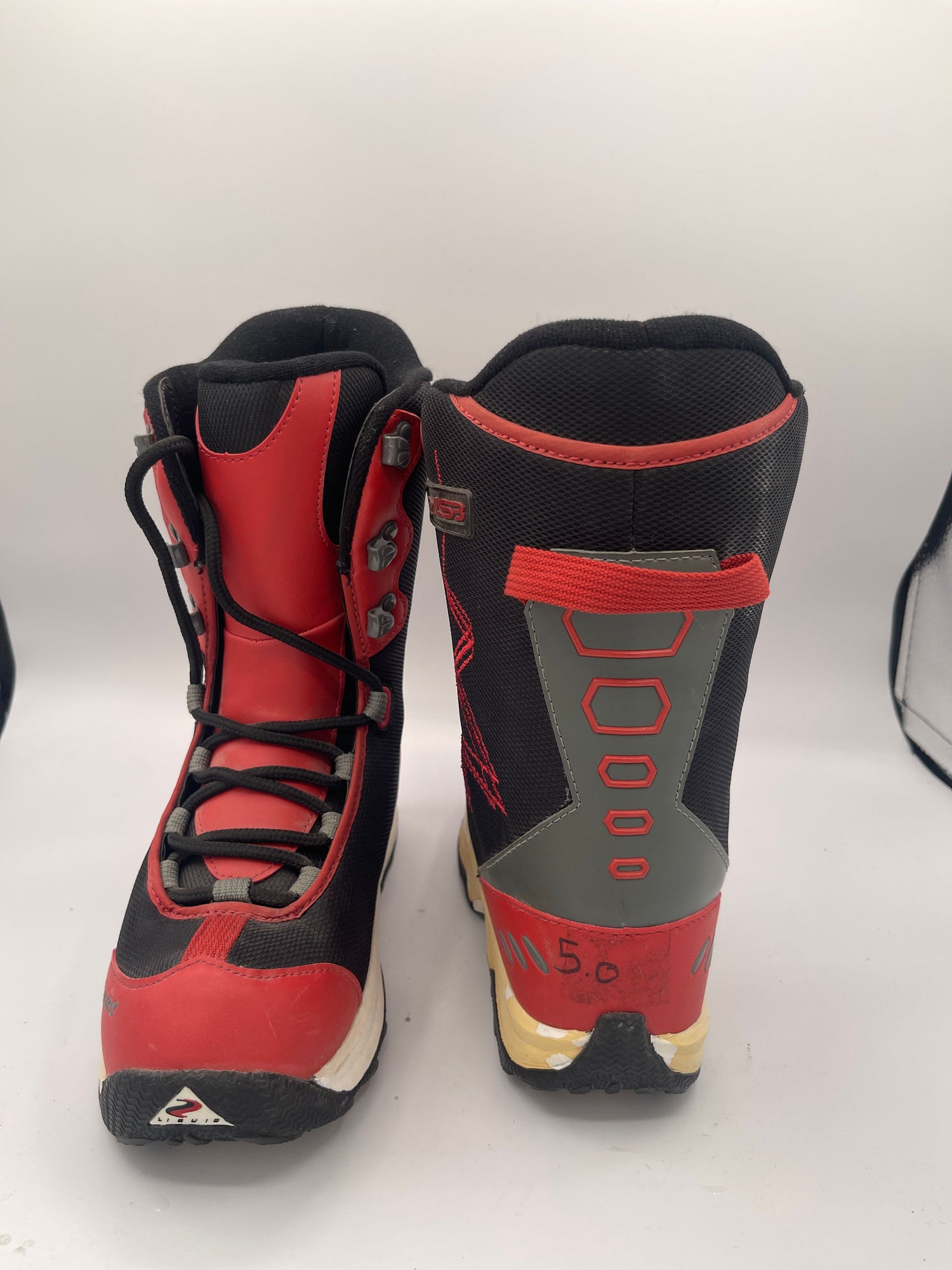 2022 Rocky Mountain Ski + Sport Liquid Kids Hot Rod Snowboard Boots - USED
