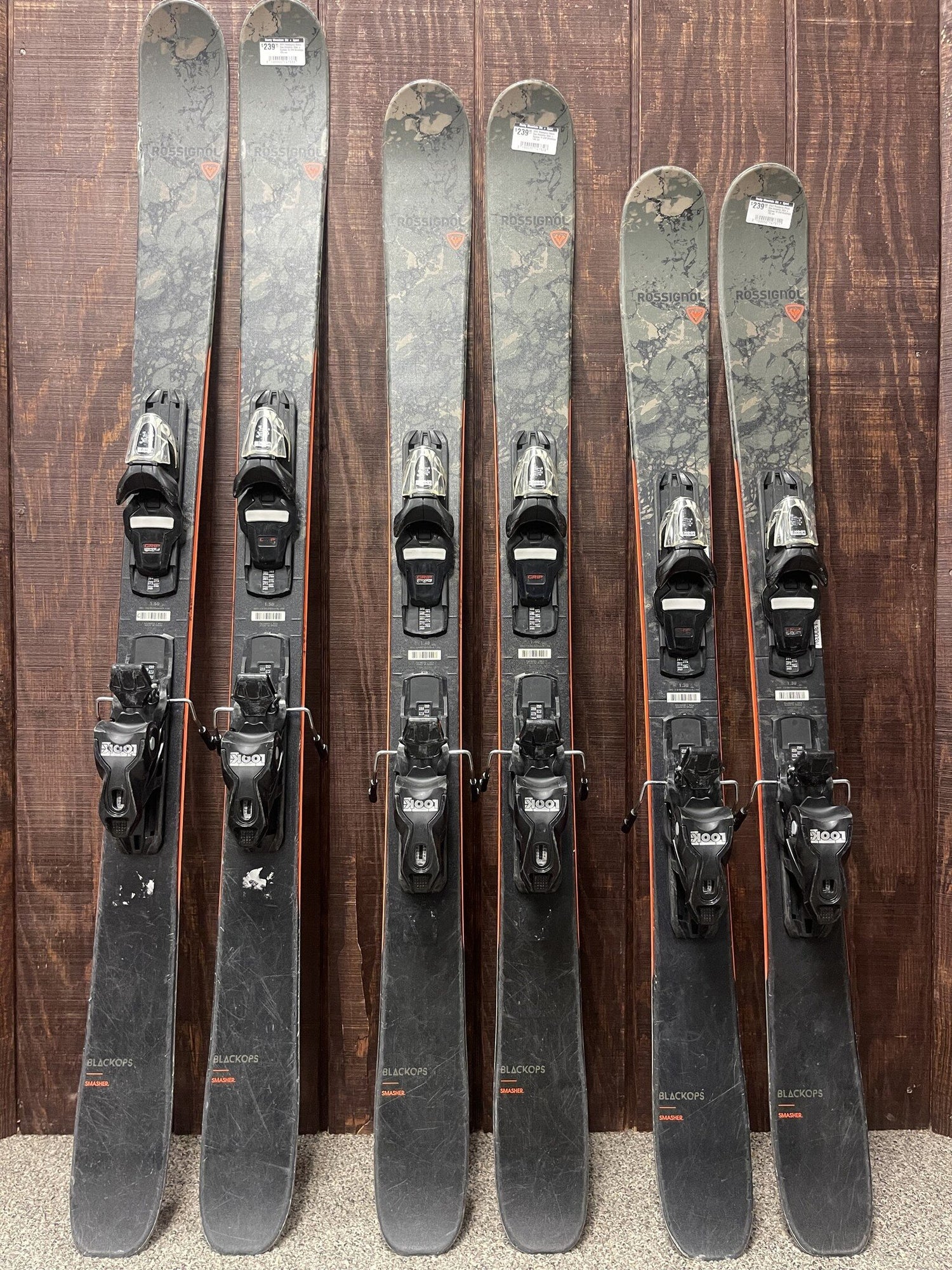Ops Smasher Skis w/ Bindings - USED