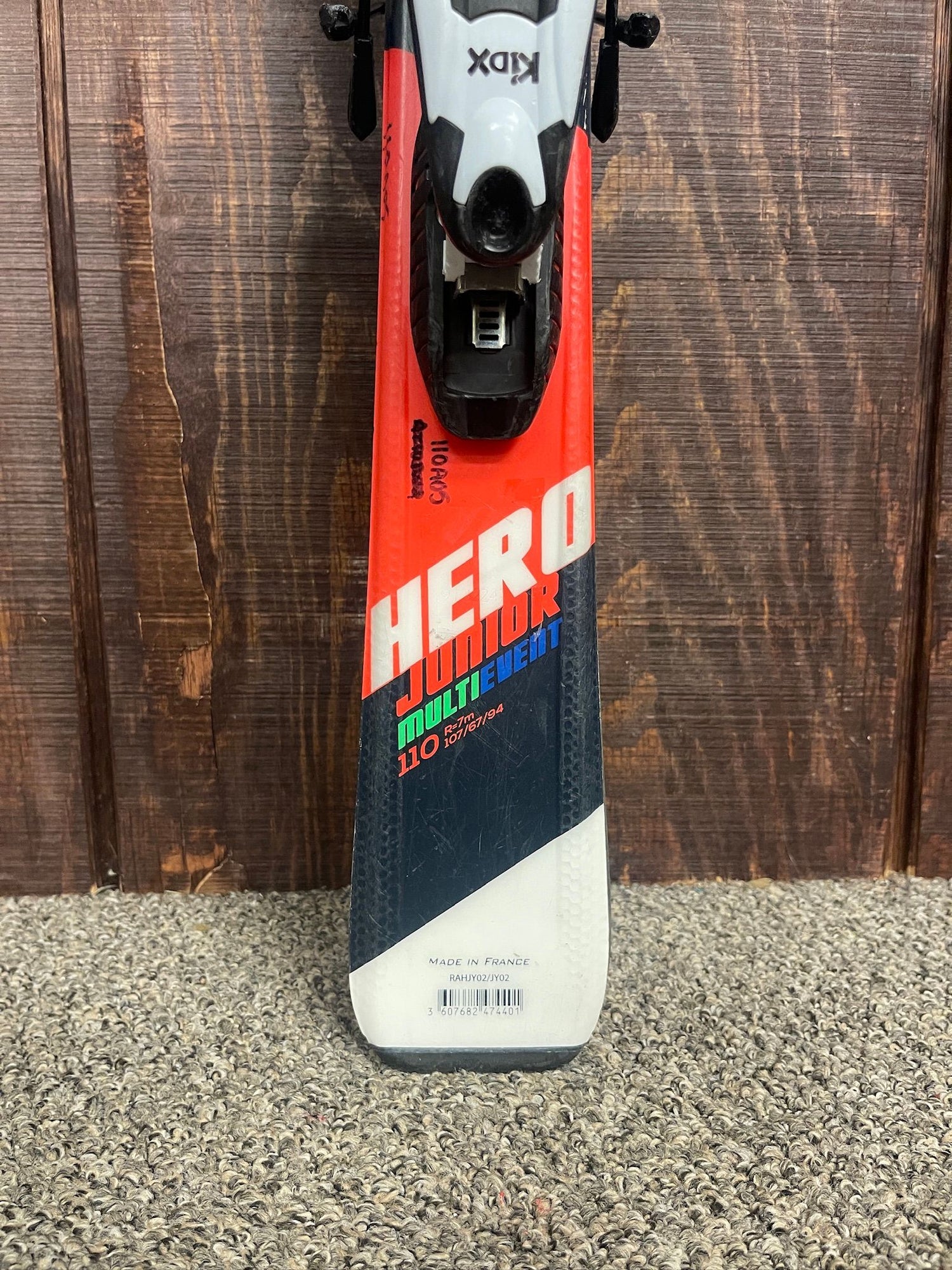 2021 Rossignol Hero . Multi-Event Kids Skis w/ Bindings - USED