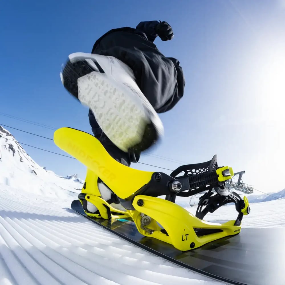 New Nidecker Rear Entry Mid Stiff Snowboard Binding