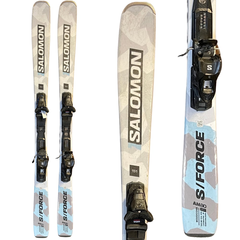 Salomon S/Force AM 80 Skis w/Bindings - USED