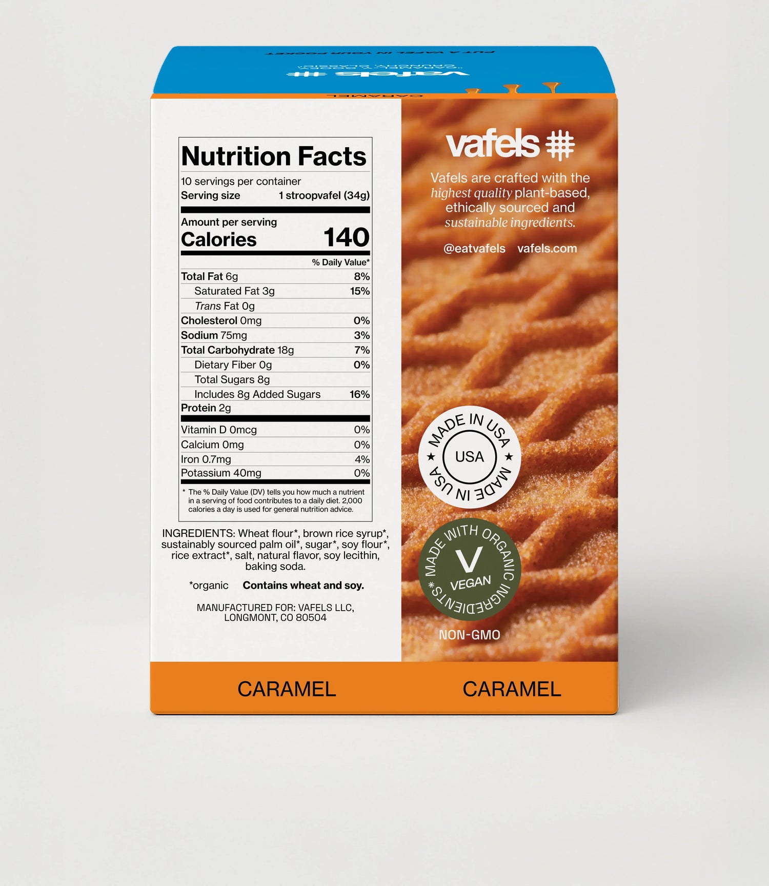 2025 Vafels Plant Based Stroopwafels - NEW