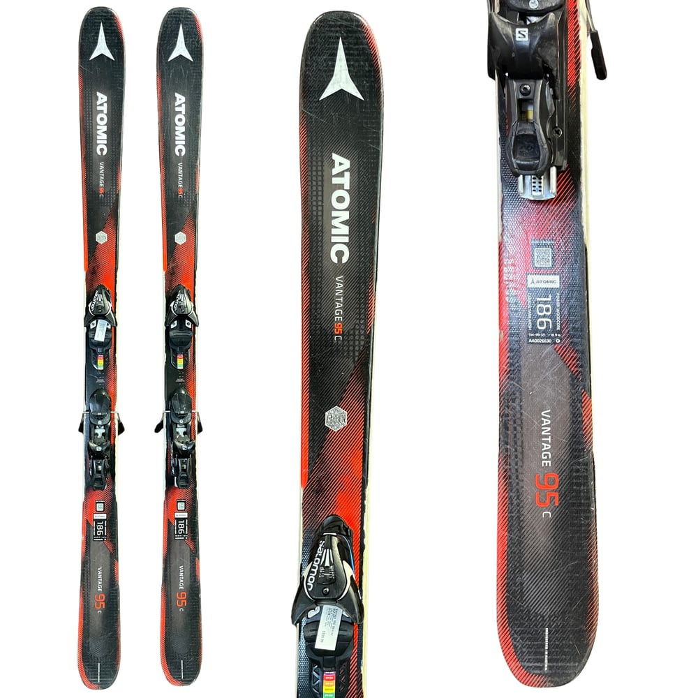 2018 Atomic Vantage 95C Skis w/ Bindings - Used
