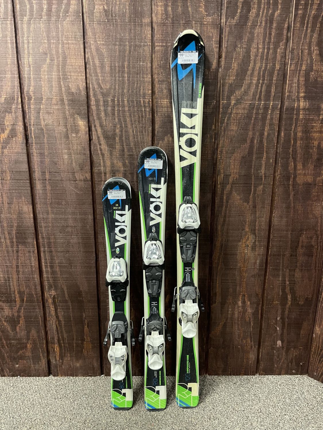 2015 Volkl RTM . Kids Skis w/ Bindings - USED