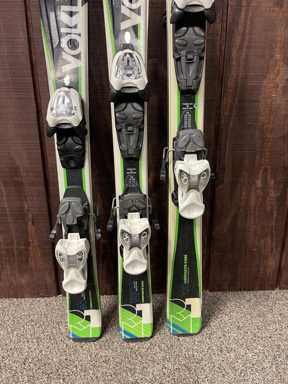 2015 Volkl RTM . Kids Skis w/ Bindings - USED