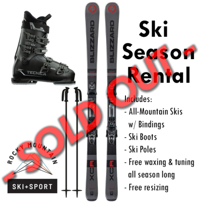 Season ski rental in Colorado Springs