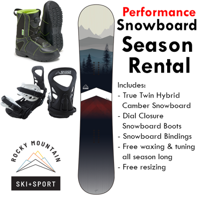 Performance Snowboard Season Rental