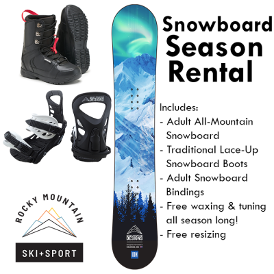 Snowboard-Season-Rental Package-Colorado-Springs